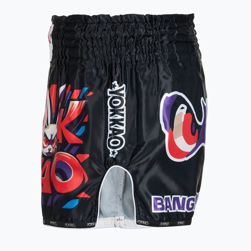 Pánske tréningové šortky YOKKAO Angry Rabbit Muay Thai black 3