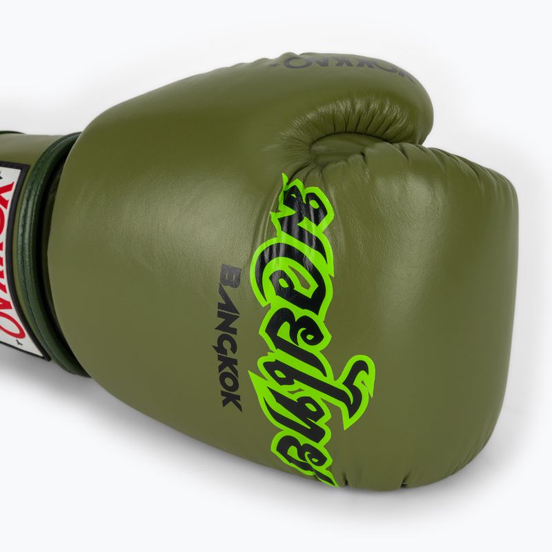 Boxerské rukavice YOKKAO Late Show Boxing olive 5