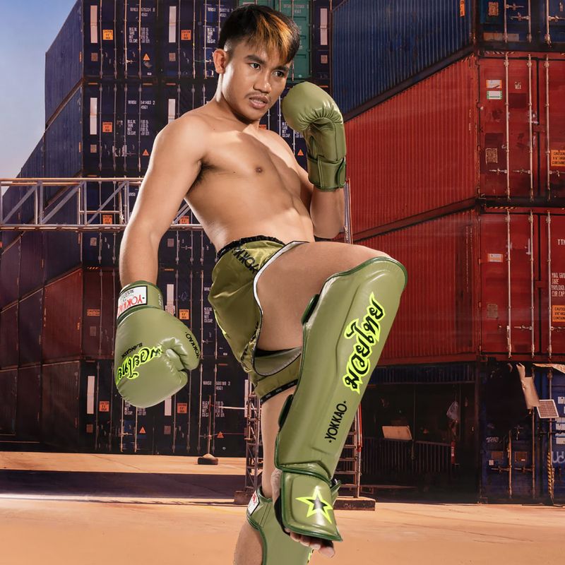 Chrániče holení a chodidiel YOKKAO Late Show olive 6