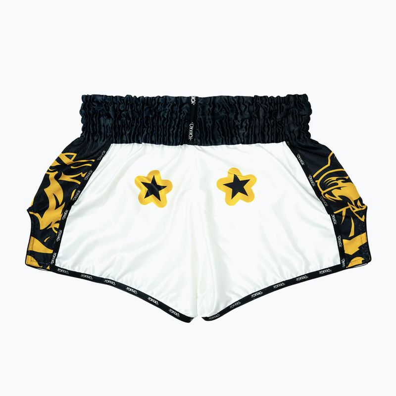 Pánske tréningové šortky YOKKAO Original Muay Thai white 2