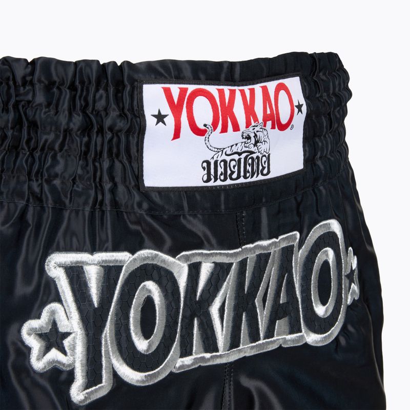 Pánske tréningové šortky YOKKAO Original Muay Thai black 4