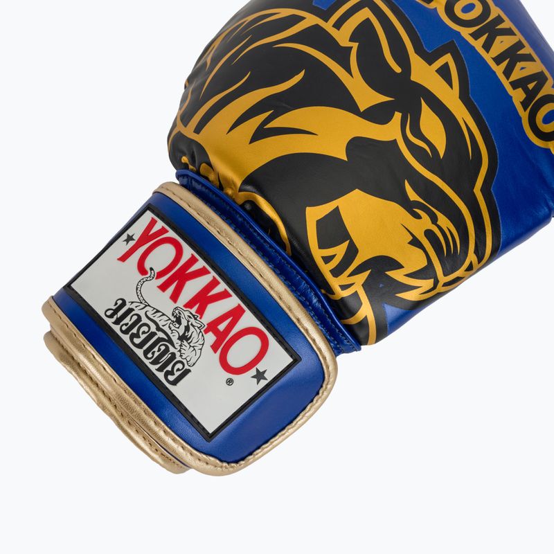 Boxerské rukavice YOKKAO Original Boxing Gloves electric blue 6