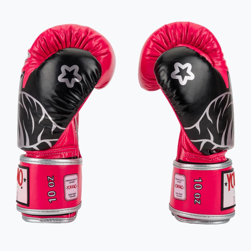 Boxerské rukavice YOKKAO Original Boxing Gloves fuchsia 4