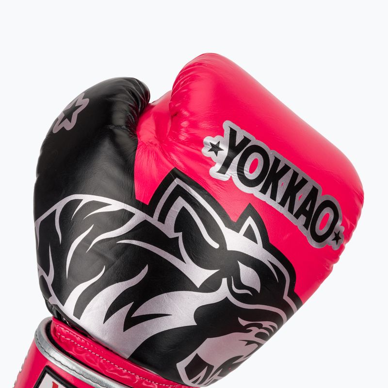 Boxerské rukavice YOKKAO Original Boxing Gloves fuchsia 5