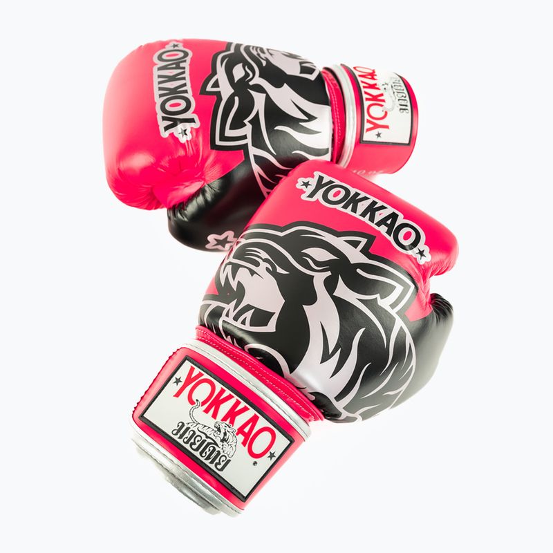 Boxerské rukavice YOKKAO Original Boxing Gloves fuchsia 4
