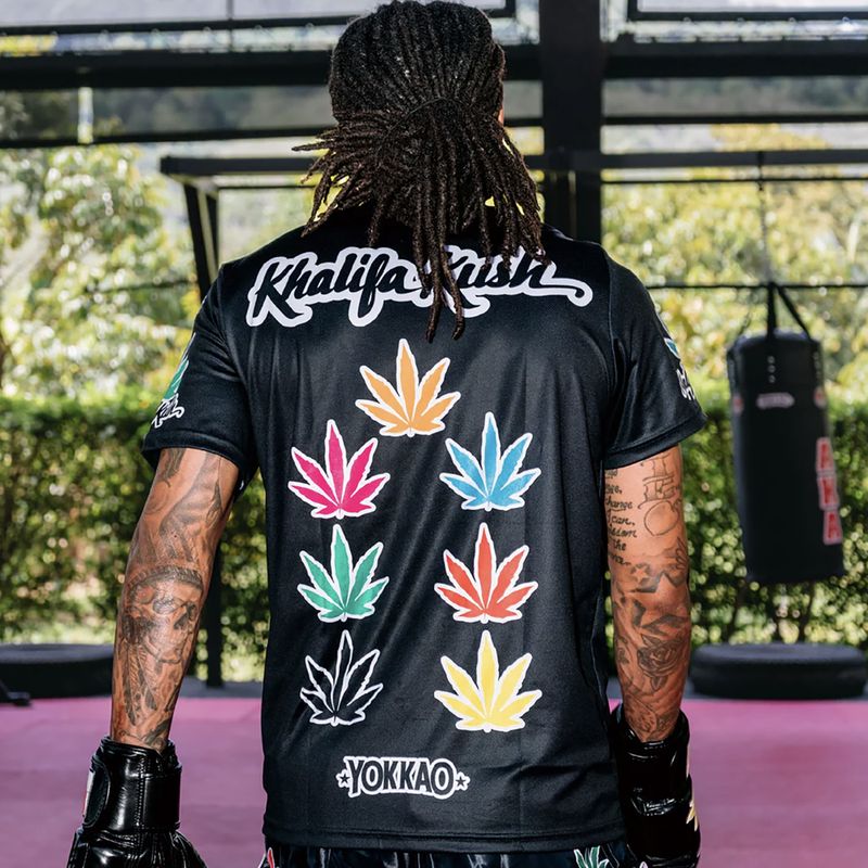 Pánske tréningové tričko YOKKAO Khalifa Kush Workout black 5