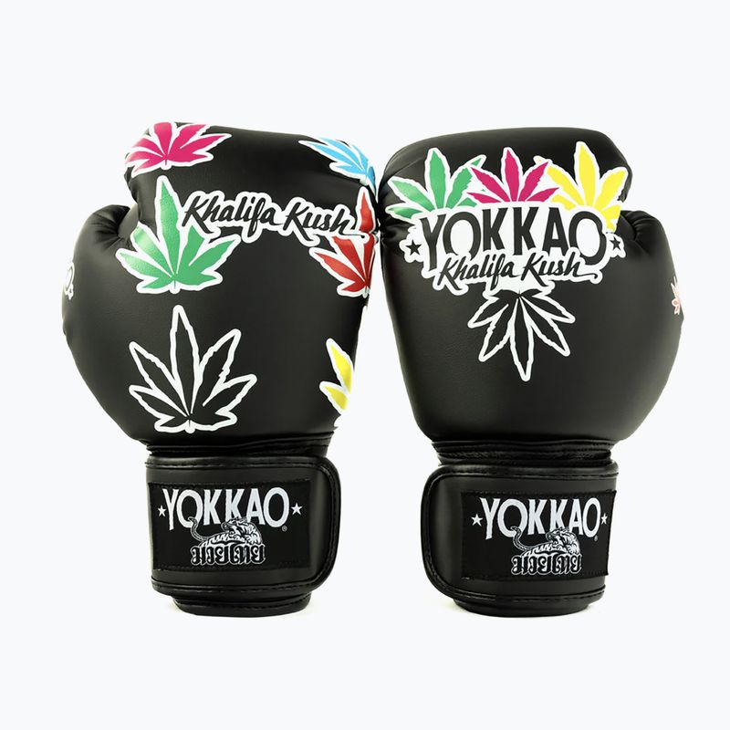 Boxerské rukavice YOKKAO Khalifa Kush Boxing black