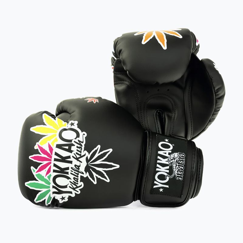 Boxerské rukavice YOKKAO Khalifa Kush Boxing black 3
