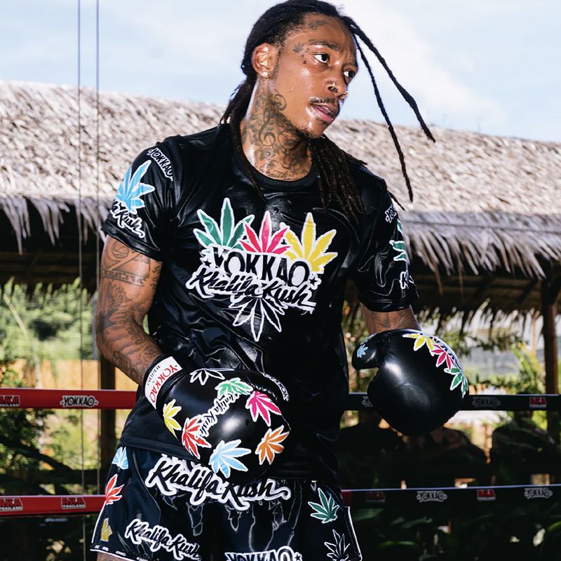 Boxerské rukavice YOKKAO Khalifa Kush Boxing black 9