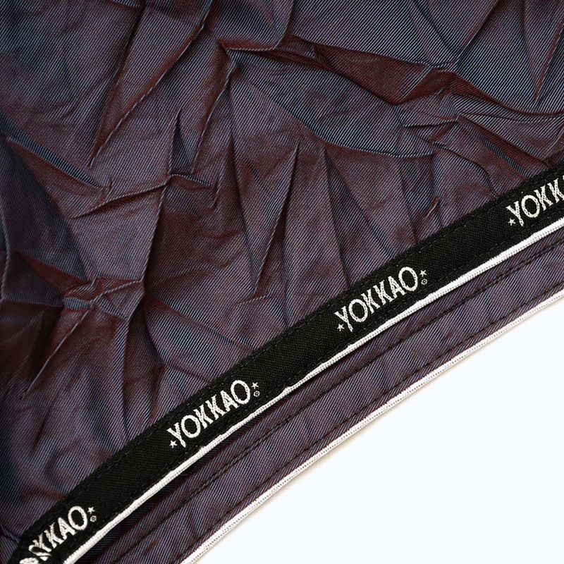 Pánske tréningové šortky YOKKAO Lunar Muay Thai iridescent blue grey 11