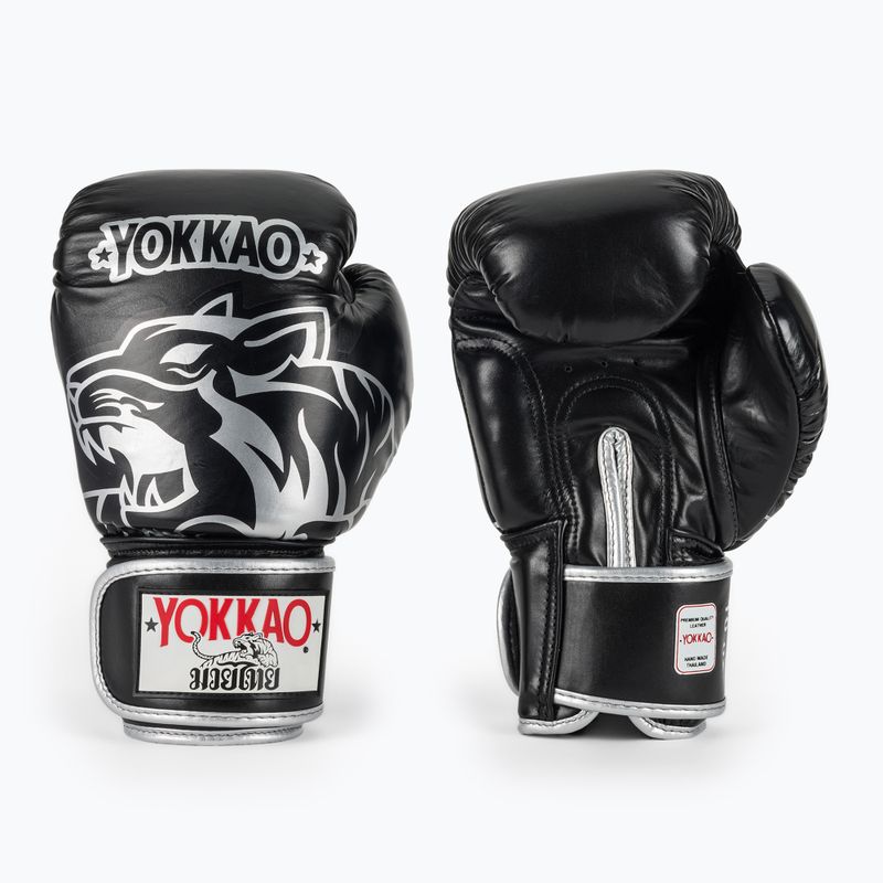 Boxerské rukavice YOKKAO Original Boxing Gloves absolute black