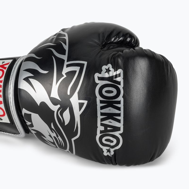 Boxerské rukavice YOKKAO Original Boxing Gloves absolute black 5