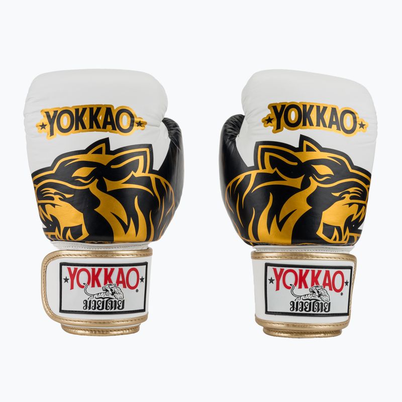 Boxerské rukavice YOKKAO Original Boxing Gloves absolute white 2