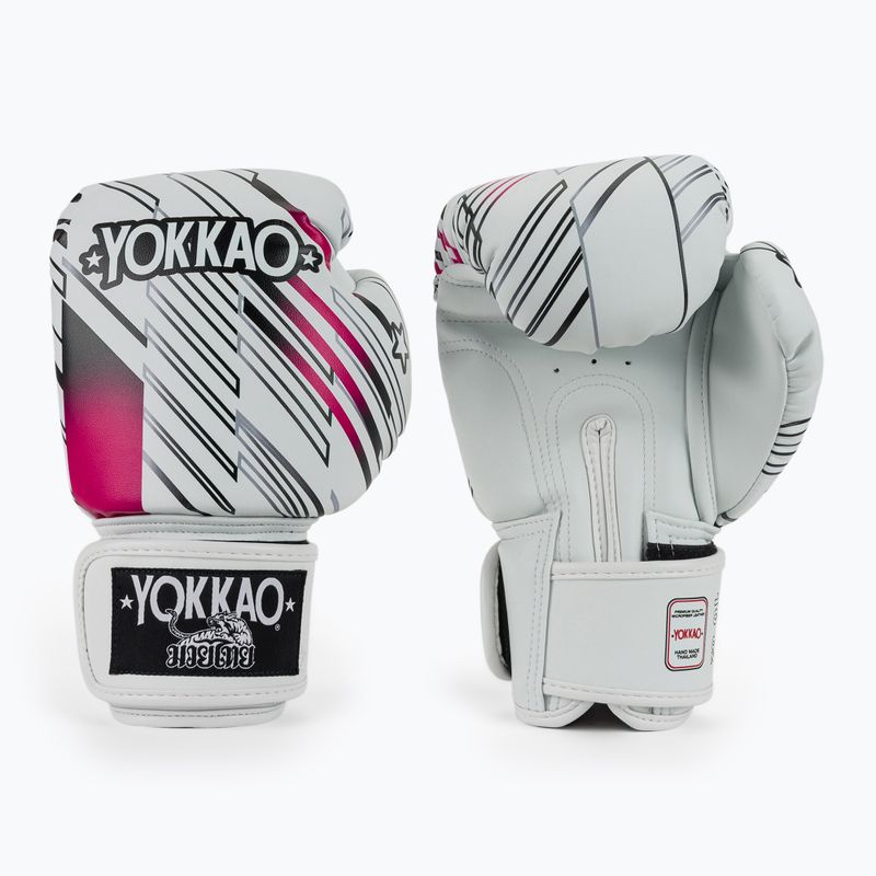Boxerské rukavice YOKKAO Power Boxing white