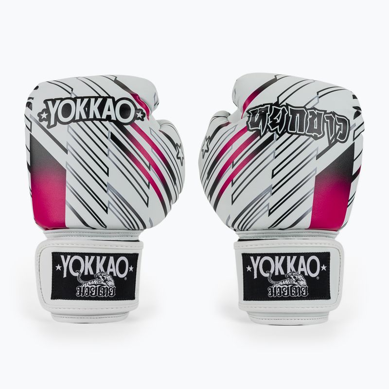 Boxerské rukavice YOKKAO Power Boxing white 2