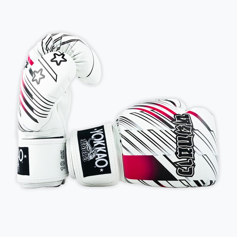 Boxerské rukavice YOKKAO Power Boxing white 2