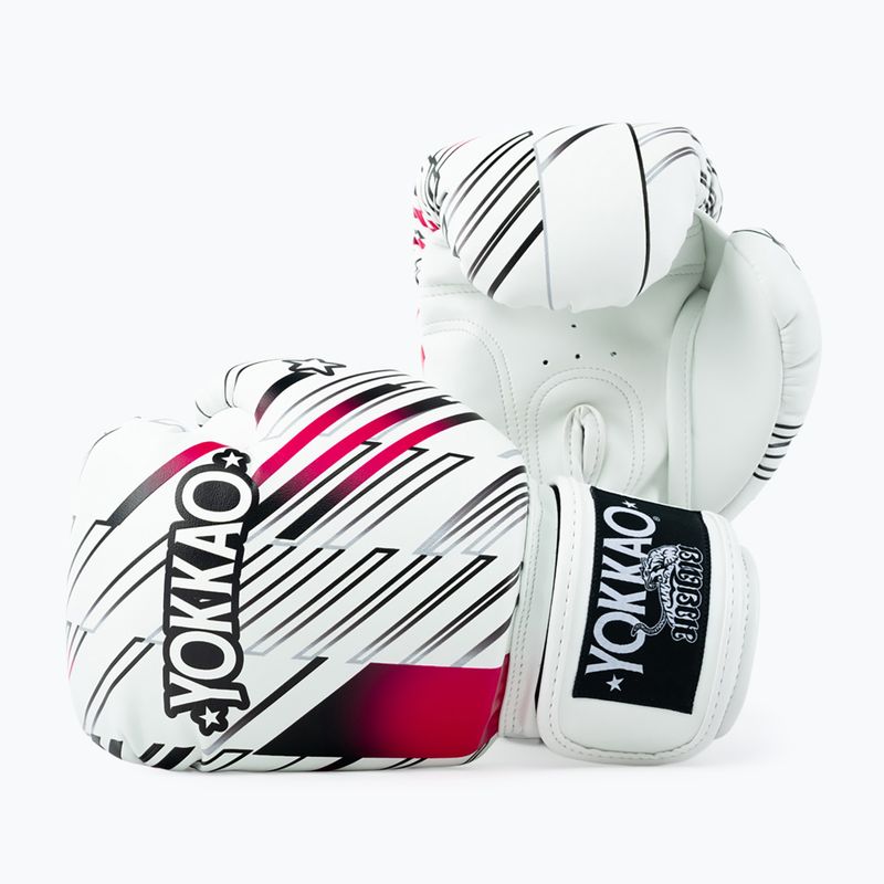 Boxerské rukavice YOKKAO Power Boxing white 3
