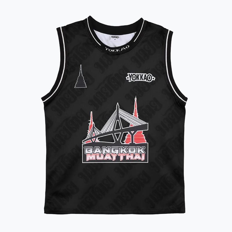 Pánske tréningové tričko YOKKAO Basket Bridge Tank Top black