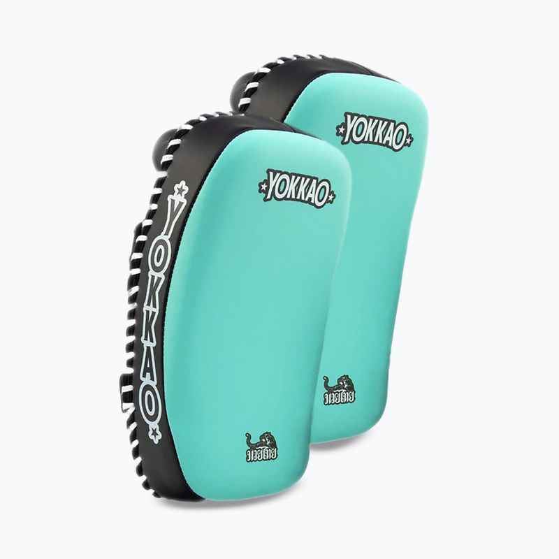 Boxovacie lapy YOKKAO Freestyle Kicking Pads 2 pcs tiffany/black