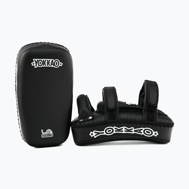 Boxovacie lapy YOKKAO Freestyle Kicking Pads 2 pcs. black 9