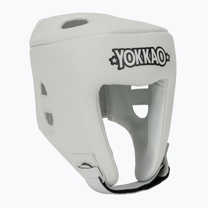 Boxerská prilba YOKKAO Competition white