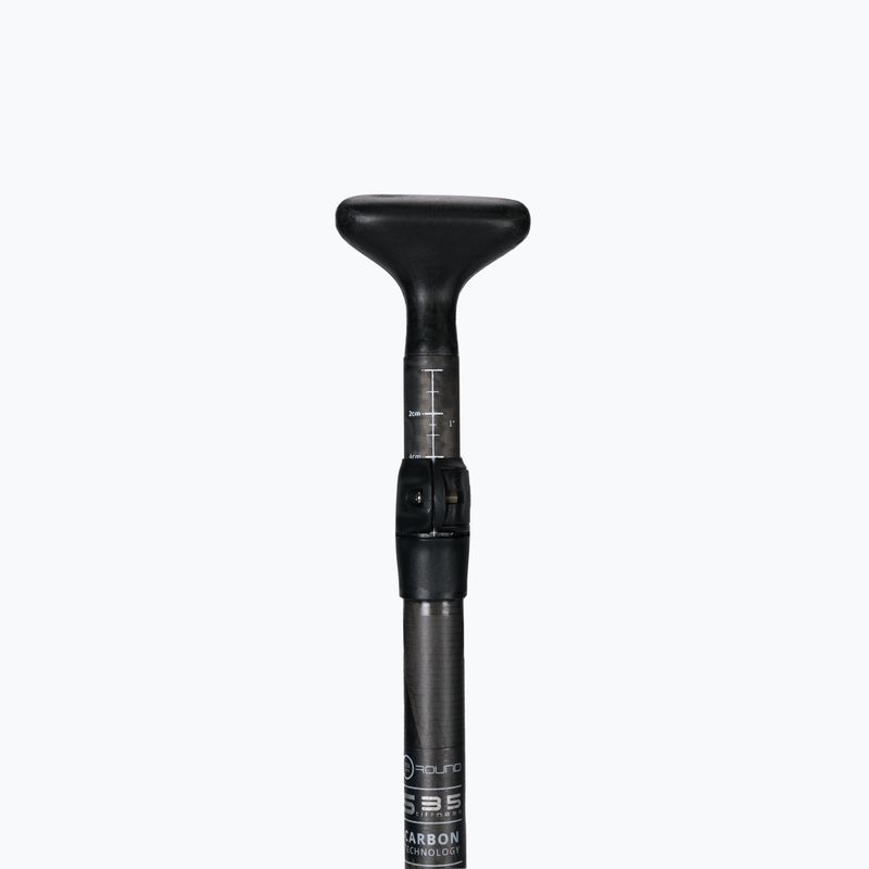 SUP pádlo 3-dielne STARBOARD Lima Tufskin 29mm Carbon čierne a biele S35 3