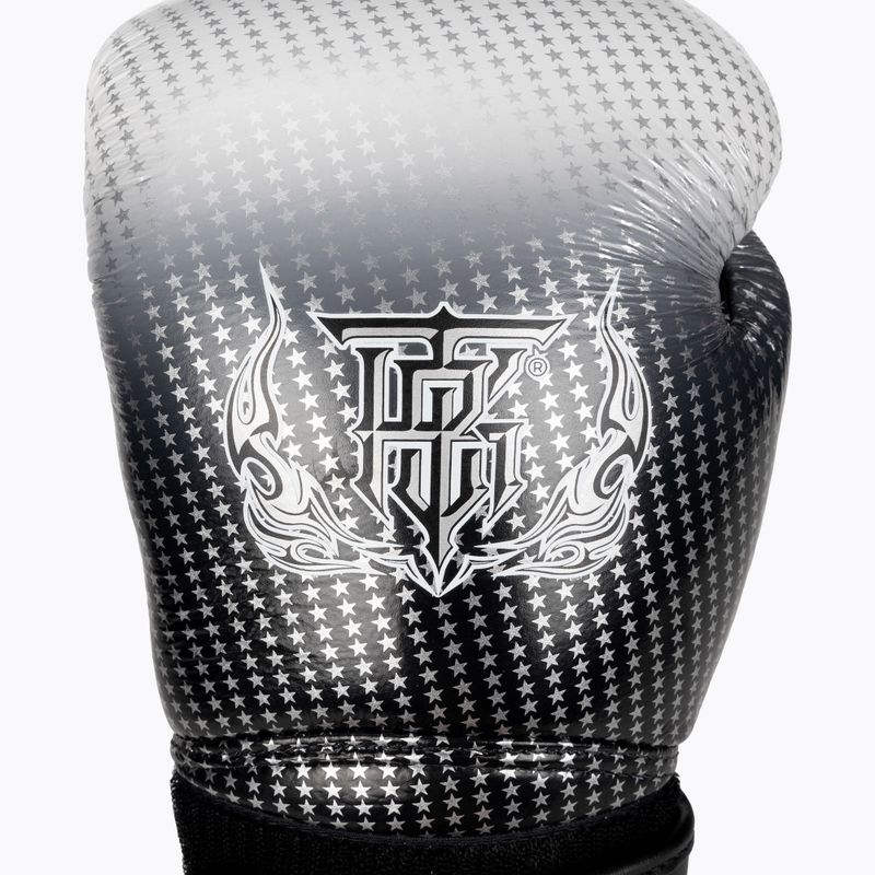 Boxerské rukavice Top King Muay Thai Super Star Air strieborné 4