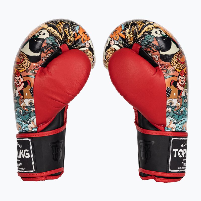 Boxerské rukavice Top King Boxing Culture black/red TKBGCT-SL-2C3 4