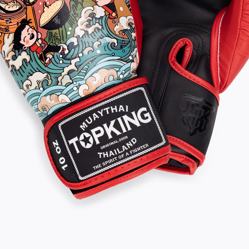 Boxerské rukavice Top King Boxing Culture black/red TKBGCT-SL-2C3 5