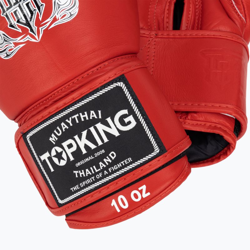 Boxerské rukavice Top King Muay Thai Ultimate red 4