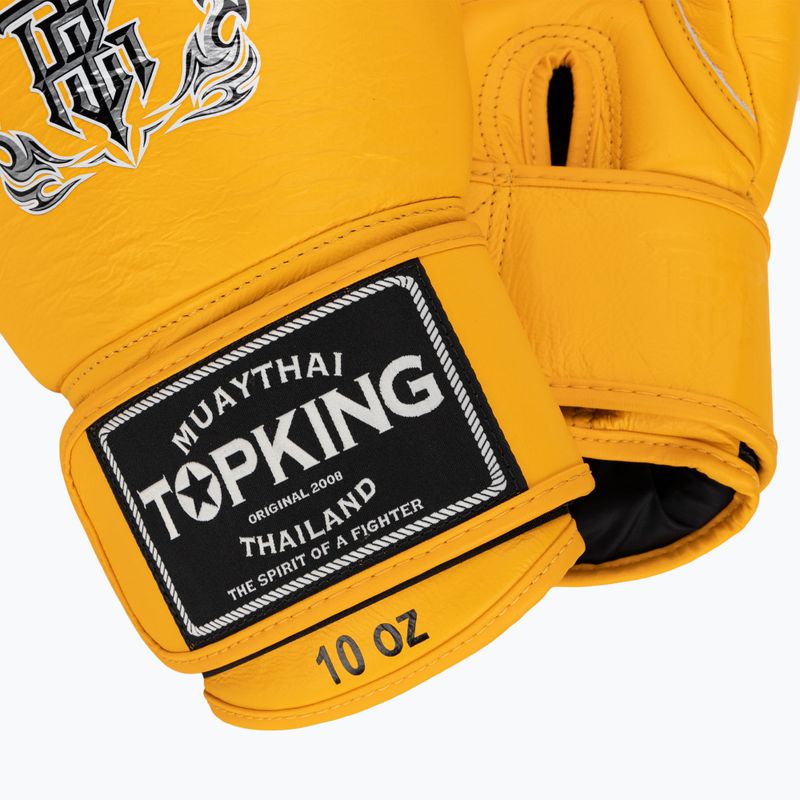 Boxerské rukavice Top King Muay Thai Ultimate yellow 4