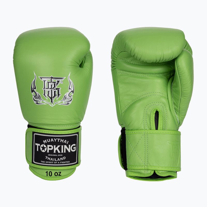 Boxerské rukavice Top King Muay Thai Ultimate green 3