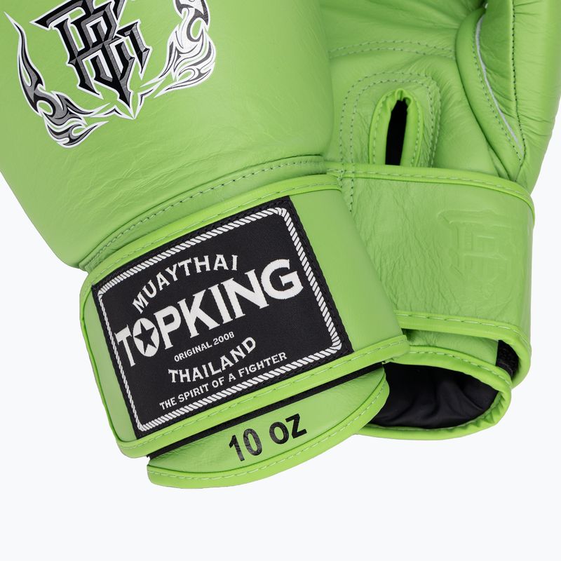 Boxerské rukavice Top King Muay Thai Ultimate green 5