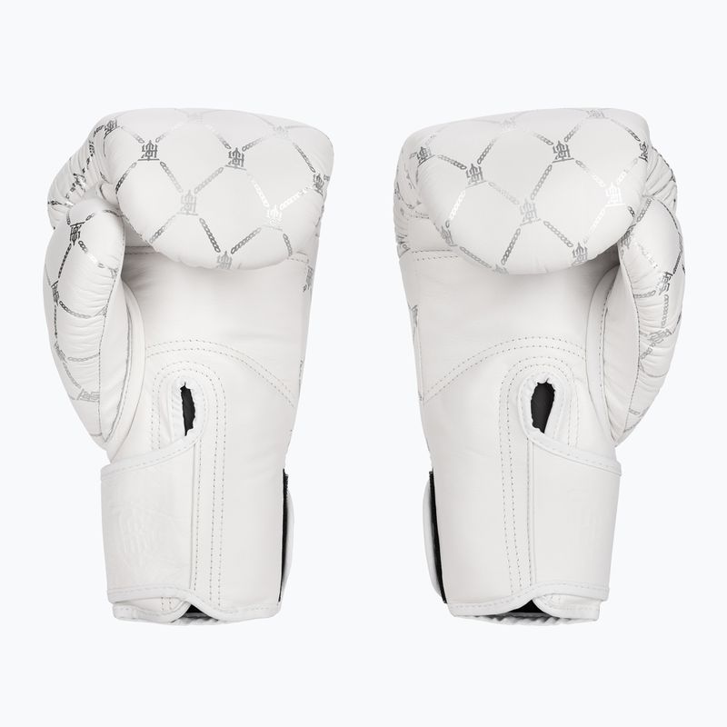 Boxerské rukavice Top King Boxing Chain white/silver 2