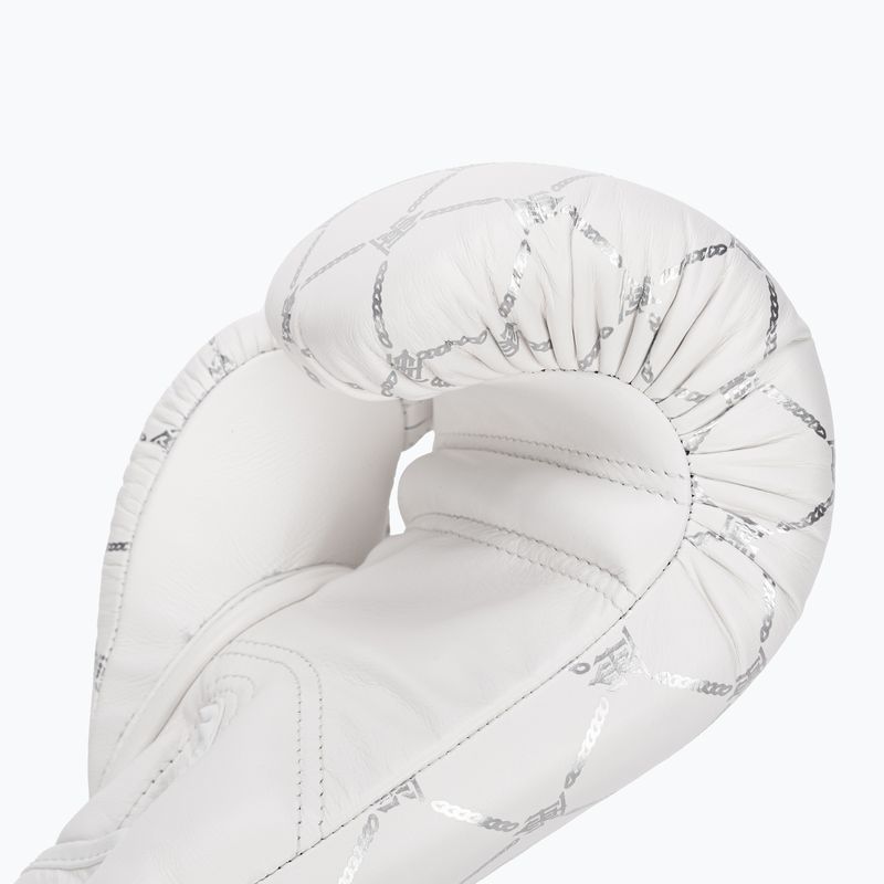 Boxerské rukavice Top King Boxing Chain white/silver 6