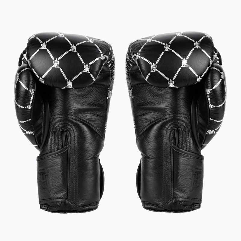 Boxerské rukavice Top King Boxing Chain black/silver 2