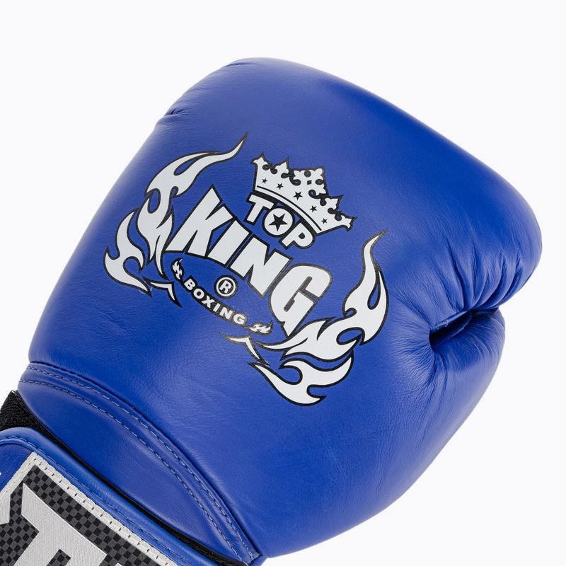 Top King Muay Thai Super blue bokserke rukavice 5