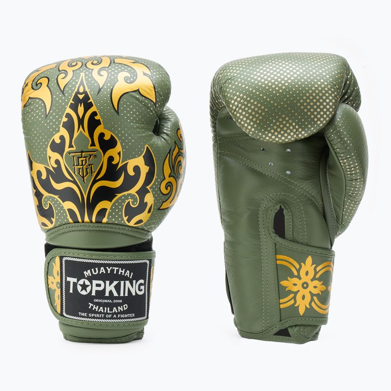 Boxerské rukavice Top King Boxing Kanok khaki