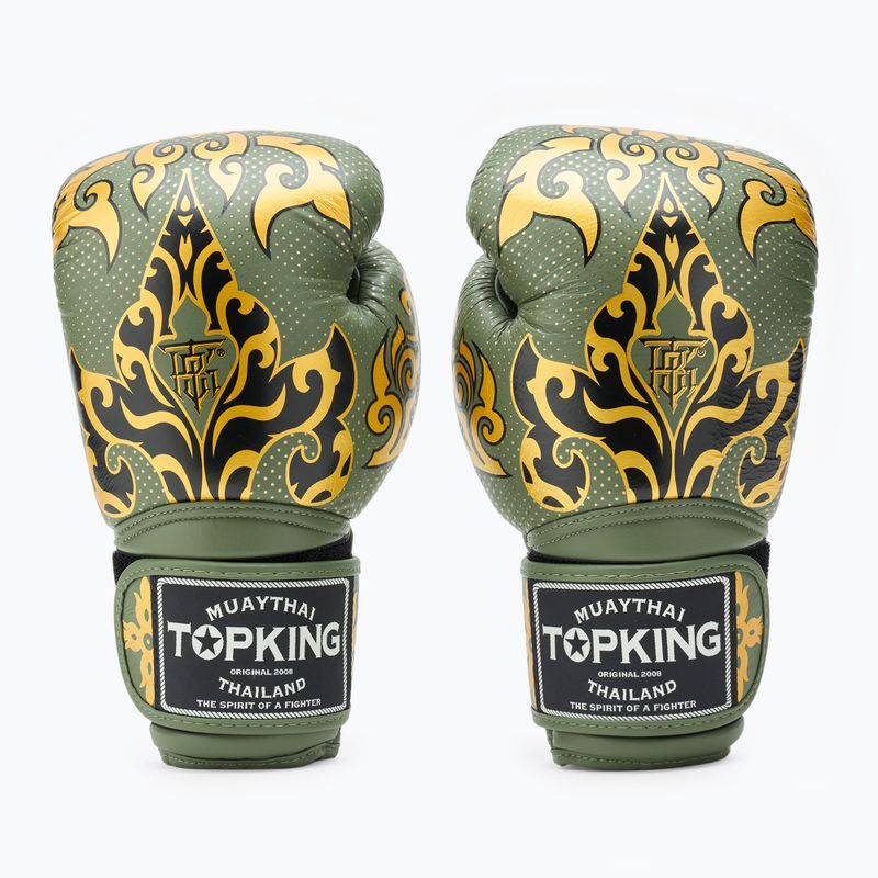 Boxerské rukavice Top King Boxing Kanok khaki 2