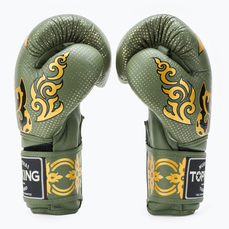 Boxerské rukavice Top King Boxing Kanok khaki 4