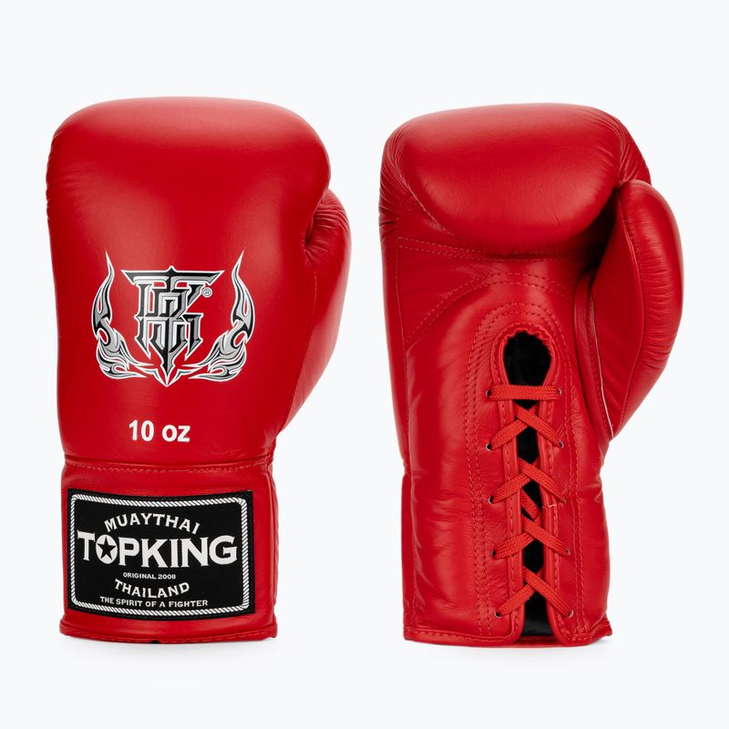 Boxerské rukavice Top King Muay Thai Pro červené