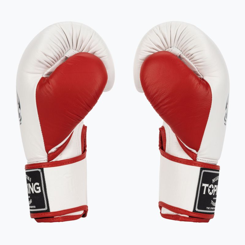 Boxerské rukavice Top King Boxing Reborn white/red 3