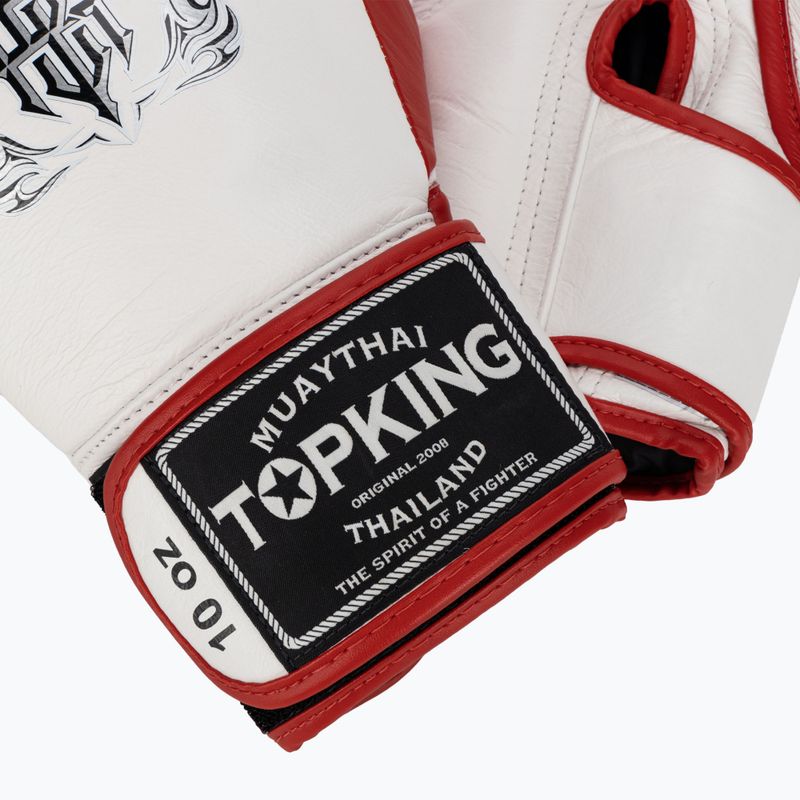 Boxerské rukavice Top King Boxing Reborn white/red 4