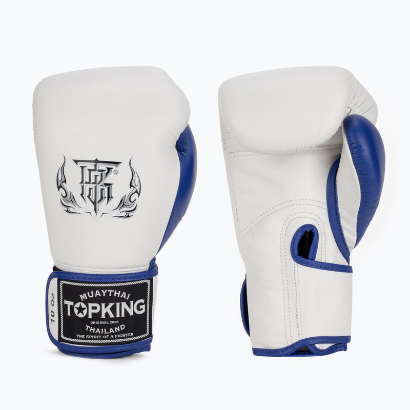 Boxerské rukavice Top King Boxing Reborn white/blue