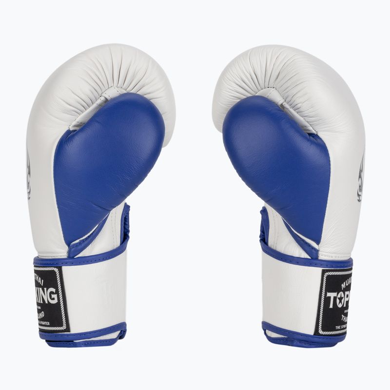Boxerské rukavice Top King Boxing Reborn white/blue 3