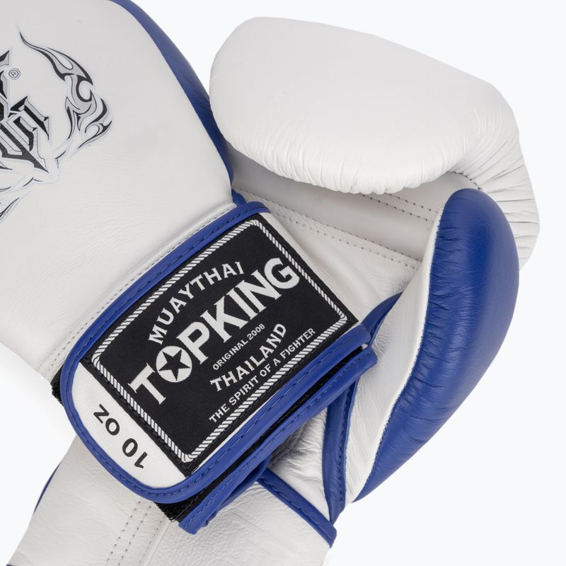 Boxerské rukavice Top King Boxing Reborn white/blue 4