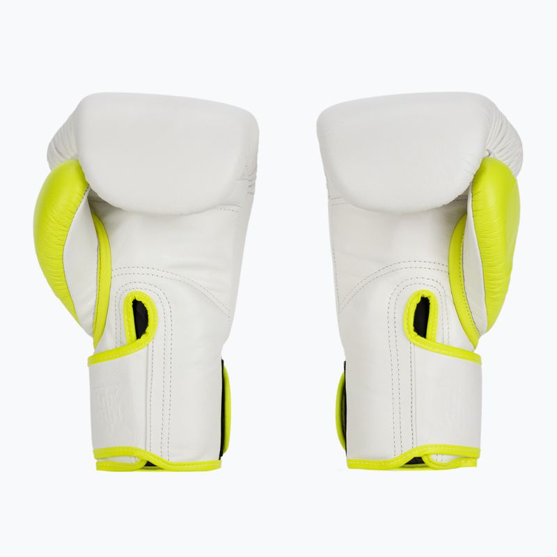 Boxerské rukavice Top King Boxing Reborn white/yellow 2