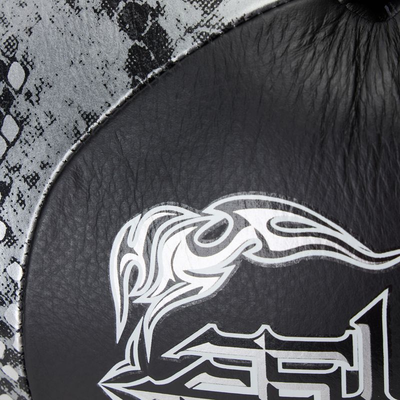 Boxerské rukavice Top King Muay Thai Power Snake black/silver 5