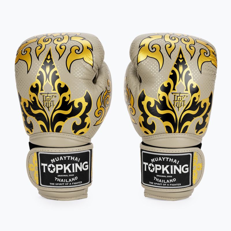 Boxerské rukavice Top King Boxing Kanok beige