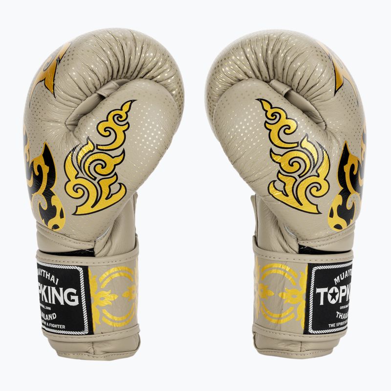 Boxerské rukavice Top King Boxing Kanok beige 3